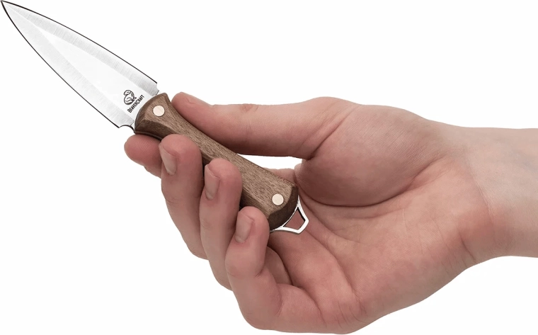 BeaverCraft NCK1 krční dýka s koženým pouzdrem