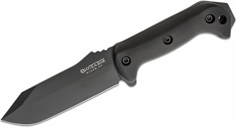 KA-BAR Becker Crewman outdoorový nůž 14 cm, černý, Zytel, nylonové pouzdro