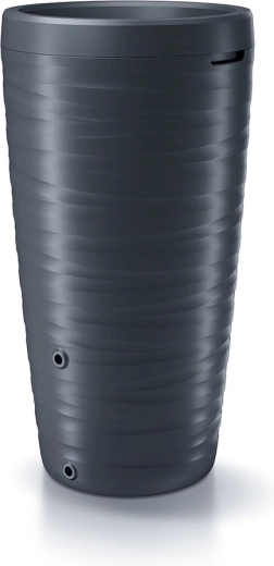 Sud na dešťovou vodu 240 l s víkem-květináčem, antracit