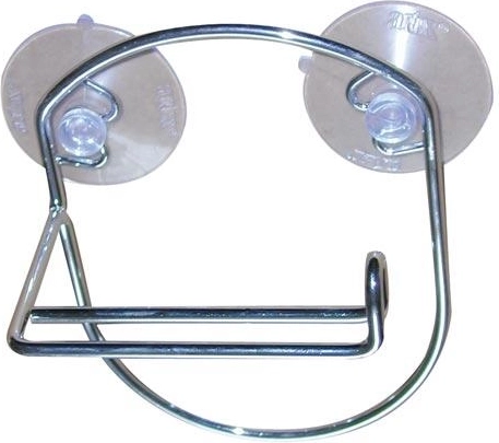 Držák na toaletní papír, chrom, 12 × 18 × 7,5 cm