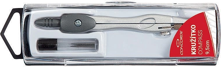 Kovové kružítko CONCORDE s náhradními tuhami