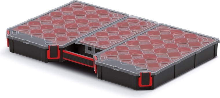 Organizér TAGER s průhledným víkem 577 × 390 × 60 mm