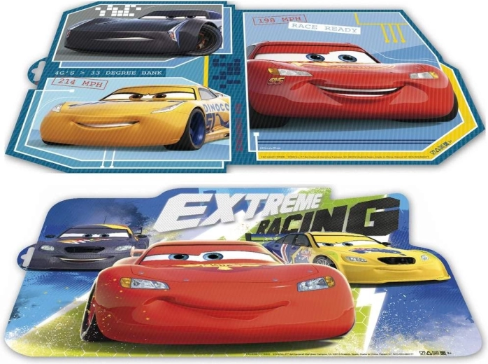 Plastová snídaňová podložka CARS 43 × 29 cm
