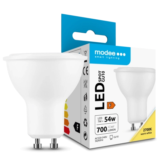 Modee LED žárovka GU10 7 W, 700 lm, 110°, teplá bílá 2700 K