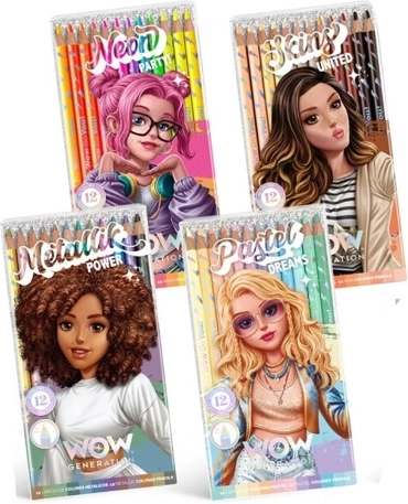 Pastelky 12 barev WOW Generation