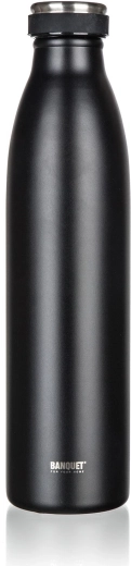 Termoska na nápoje 750 ml BANQUET Sans nerez černá