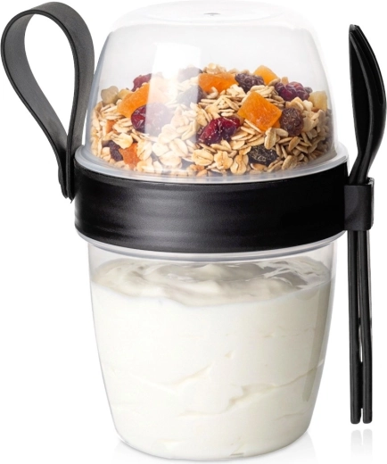 Nádoba na jogurt s příborem 700 ml