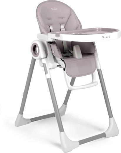 Jídelní židlička s tácem NUKIDO Belo vřesová