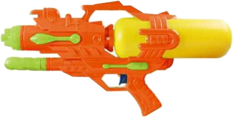 Velká vodní pistole 45 cm s pumpičkou, oranžová - 1 kus