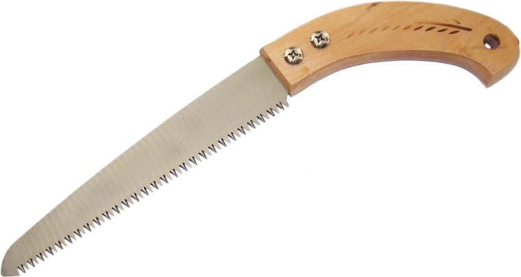Ruční zahradní pilka s dřevěnou rukojetí 210 mm