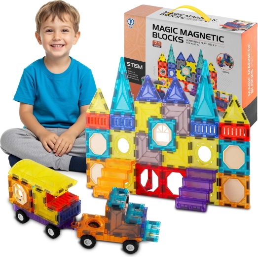 Magnetická stavebnice Ricokids 71 dílů