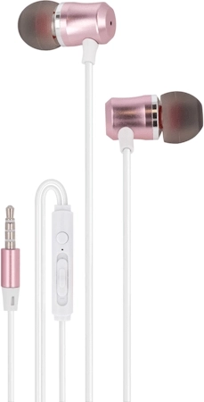 Maxlife kabelová sluchátka MXEP-03 rose gold