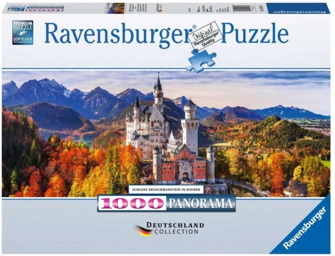 Ravensburger panoramatické puzzle zámek Neuschwanstein 1000 dílků