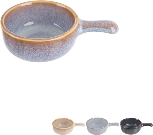 Porcovací zapékací miska s rukojetí 7 cm, barevný mix