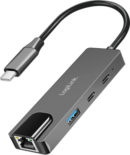 USB-C hub 3.2 Gen 1 s 3 porty a 2,5G Gigabit Ethernet