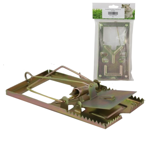 Kovová past na myši a potkany 17,5 × 9 cm