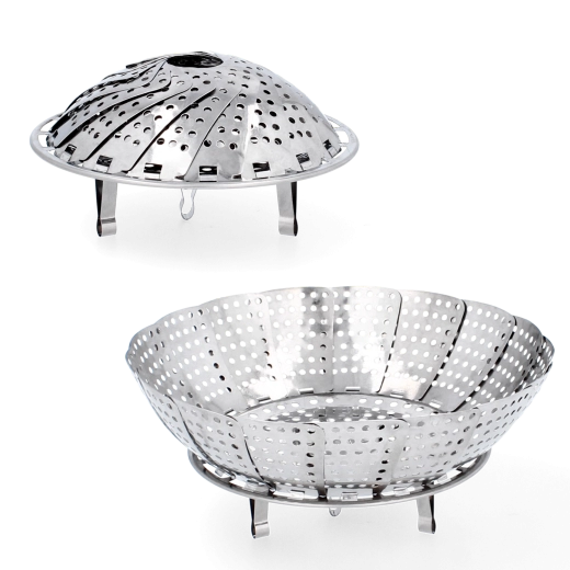 Skládací parní koš z nerezové oceli 24 cm