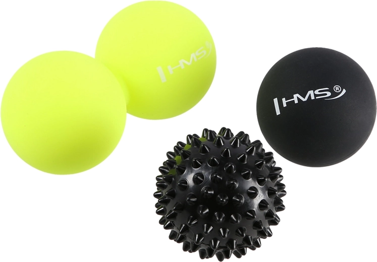 HMS sada masážních míčků lacrosse ball BLS01