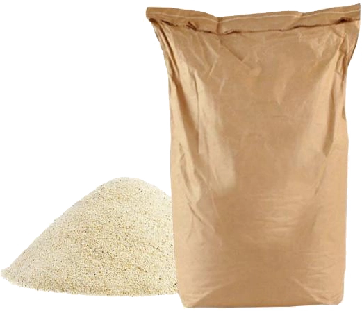 Sušený křemenný písek 0,4–0,8 mm pro bazénové filtrace 25 kg