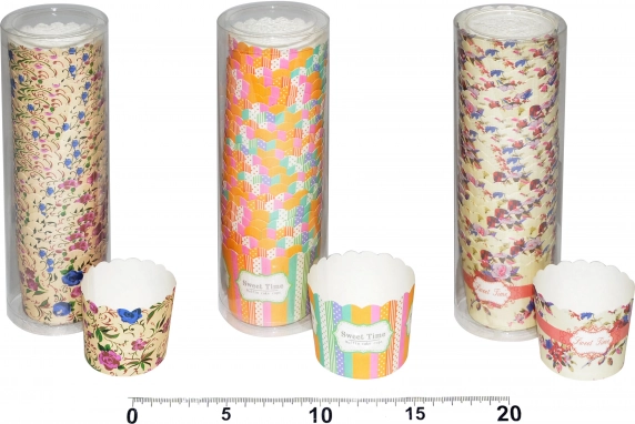 Pevné barevné cukrářské košíčky 5 cm, 25 ks