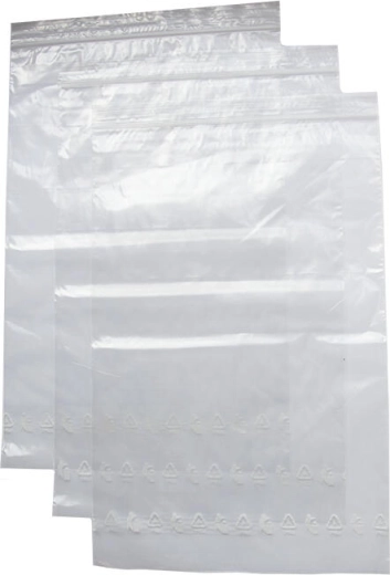 Rychlouzavírací sáček LDPE 20 × 30 cm transparentní (100 ks)