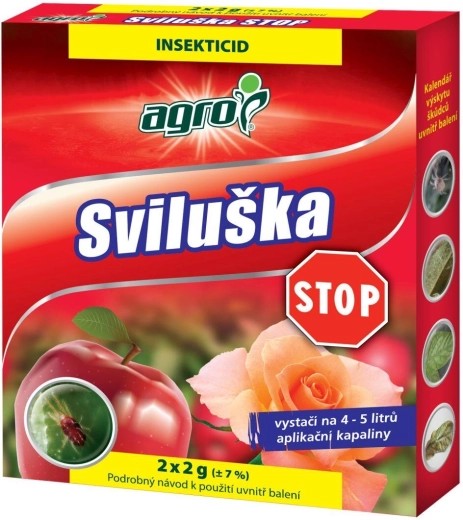 Agro Sviluška Stop – kontaktní přípravek proti sviluškám 2×2 g