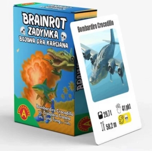 Rodinná karetní hra Brainrot: Zadýmka