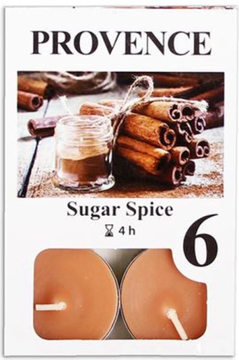 Čajové svíčky Sladké koření, 6 ks