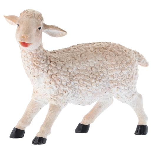 Figura ovce do betléma z polyresinu 11 × 29 × 25 cm