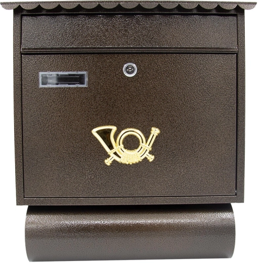 Poštovní schránka antik hnědá 390 × 440 mm ST 104