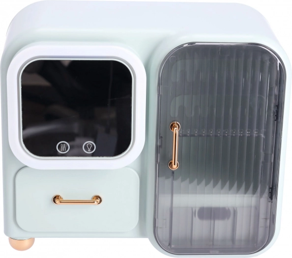 Organizér na kosmetiku a šperky - světle zelený