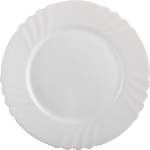 Dezertní talíř EBRO 20 cm skleněný bílý