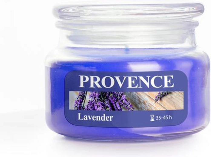Vonná svíčka ve skle Provence levandule 45 hodin