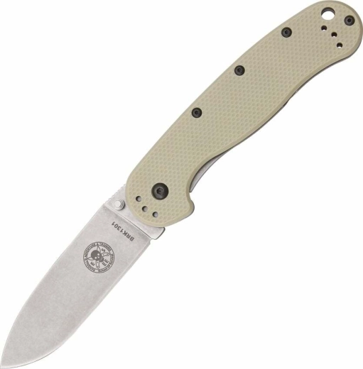 ESEE Avispa Desert Tan – kapesní outdoorový nůž 8,9 cm, satin, hnědý, FRN