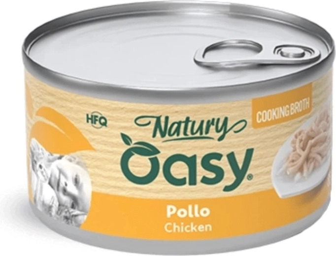 Oasy hydinový vývar pre mačky Chicken 85 g