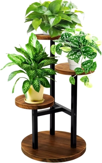 Renew Force trojitý stojan na květiny, kulatý loft 54 cm