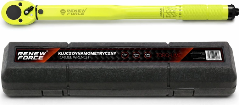 Momentový klíč Renew Force 1/2" 28–210 Nm Torq-lime