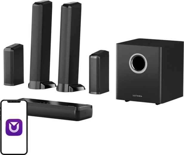 Ultimea Apollo S90 9.1 soundbar s Dolby Atmos a RGB podsvícením