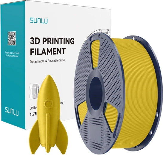 Sunlu PLA filament pro vysokorychlostní tisk žlutý