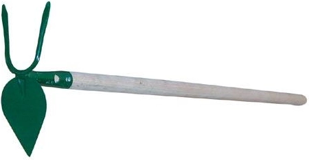 Okopávačka srdíčko se 2 hroty a násadou 100 cm