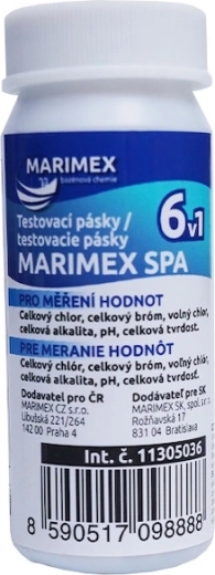 Marimex Spa testovací pásky do vířivky a bazénu 6v1 (50 ks)