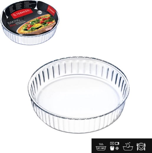 Skleněná žáruvzdorná forma na pečení 26 cm TERMISIL