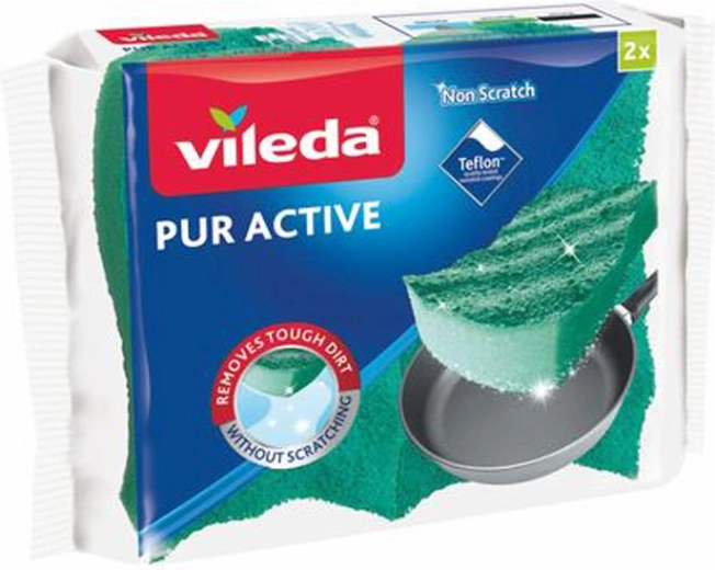 Houbička střední Vileda Pur Active 2 ks