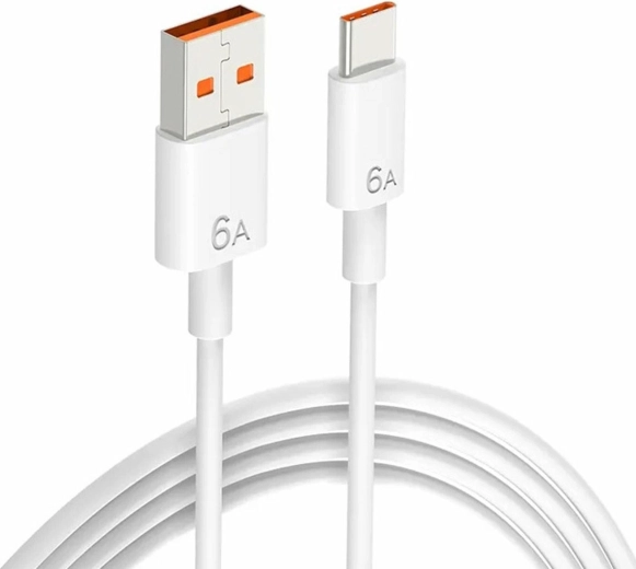 Usb kabel usb-a na usb-c 1 m bílý
