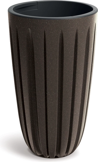 Květináč Wario Eco Wood 29 cm káva