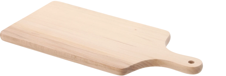 Krájecí prkénko z bukového dřeva 38 × 17,5 cm s rukojetí
