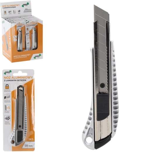 Hliníkový zalamovací nůž 18 mm
