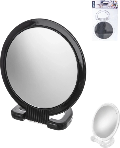 Oboustranné kosmetické zrcadlo Duo 15 cm se stojánkem, mix
