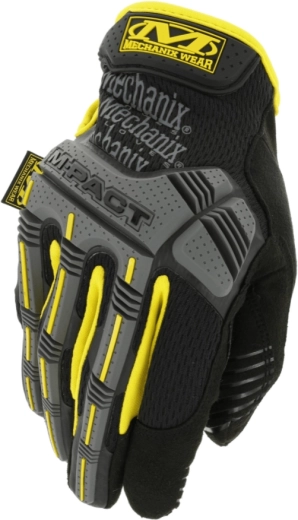 Mechanix rukavice M-Pact, velikost L, černo-žluté