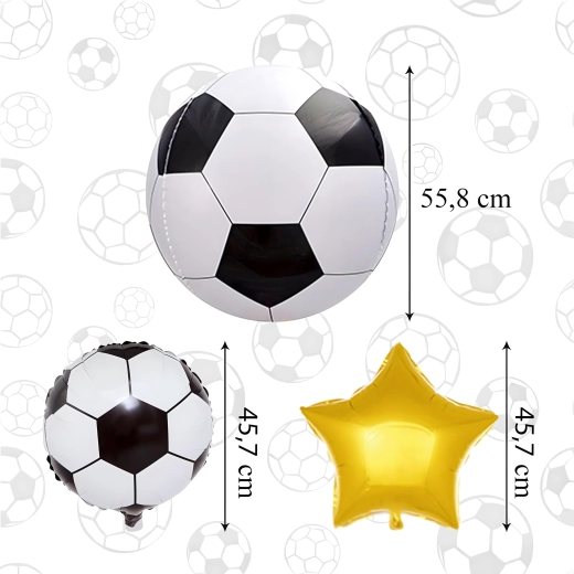 Sada balónků fotbal – 5 ks
